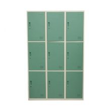 lemari Loker file cabinet/ besi/ Krisbow 9 Pintu – Turquoise